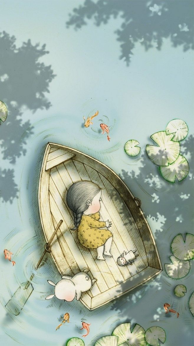 【插画家coniglio小胖妮儿和兔子的.