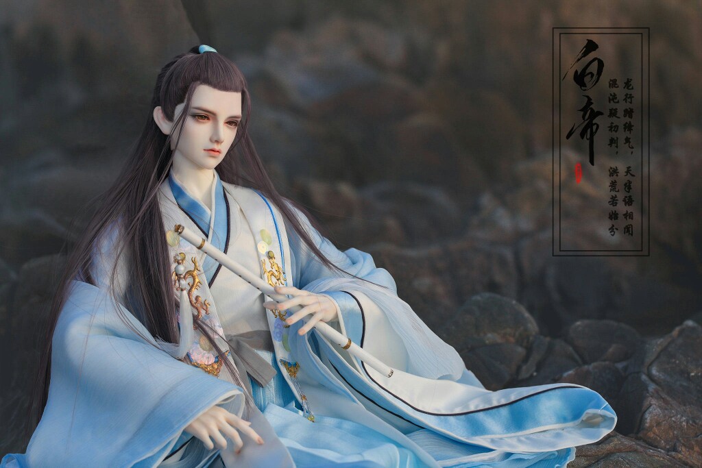 「白帝」古风美男 sd娃娃 bjd 玩具 人偶 壁纸 萌物