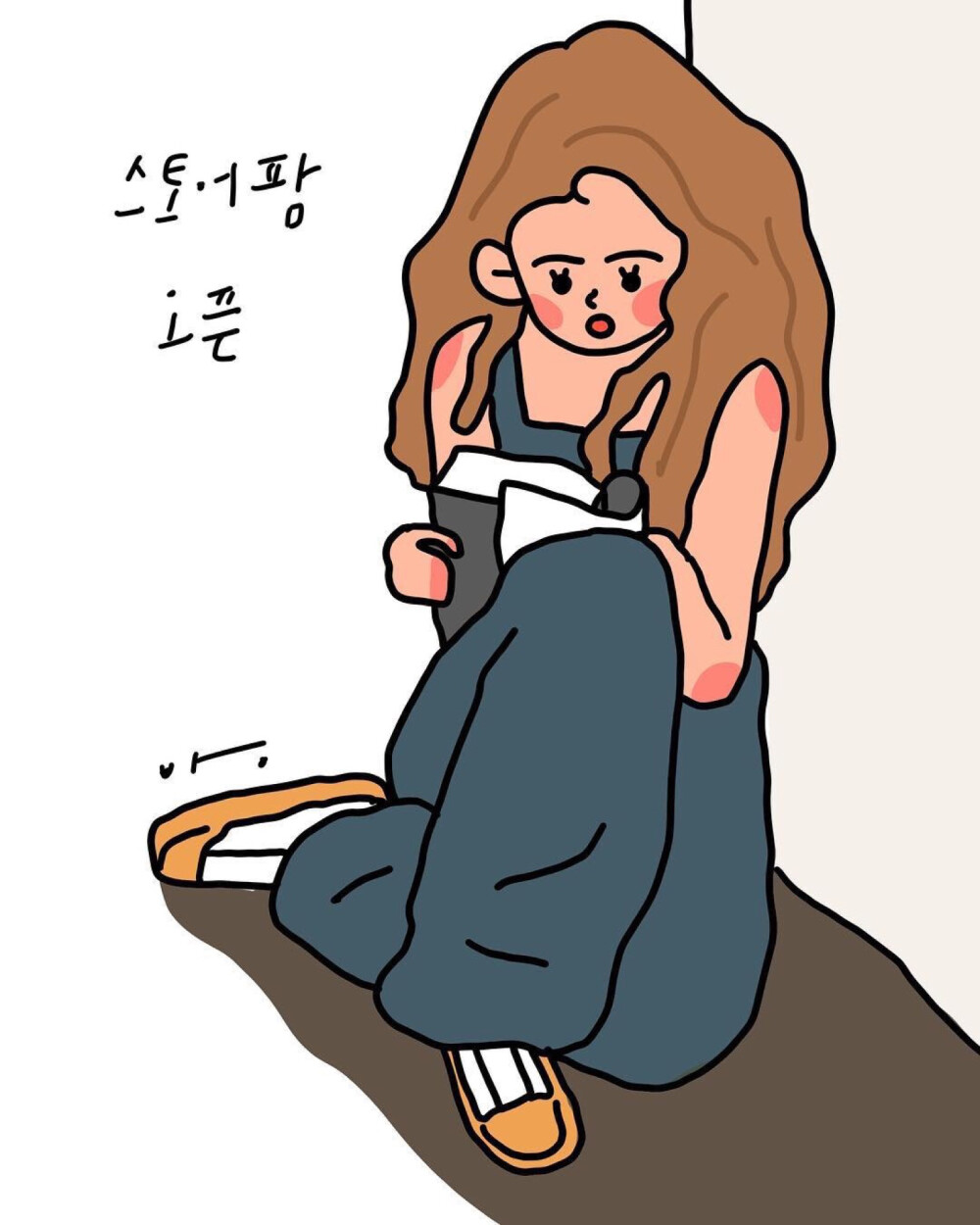 来源:ins账号:mini_illust 韩国插画家
