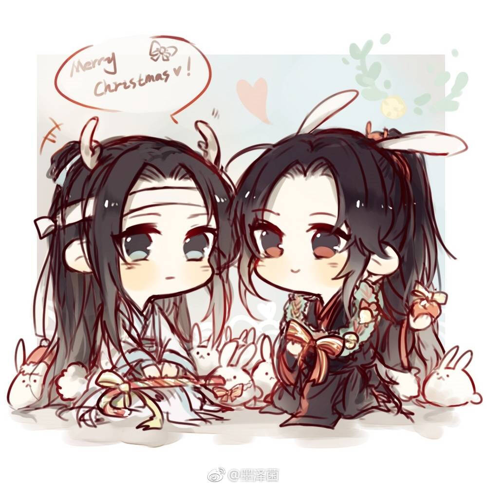 魔道祖师情侣头像q版图片