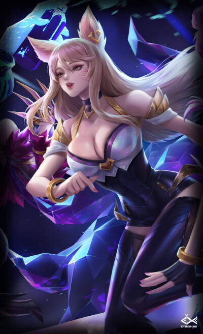 收集   点赞  评论  英雄联盟 € lol Ι九尾妖狐阿狸 0 3 en99