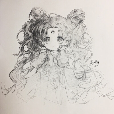 大部分临摹,美少女战士