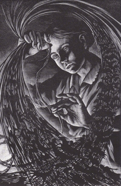 英国插画家 andrew davidson 木版画作品 | www.