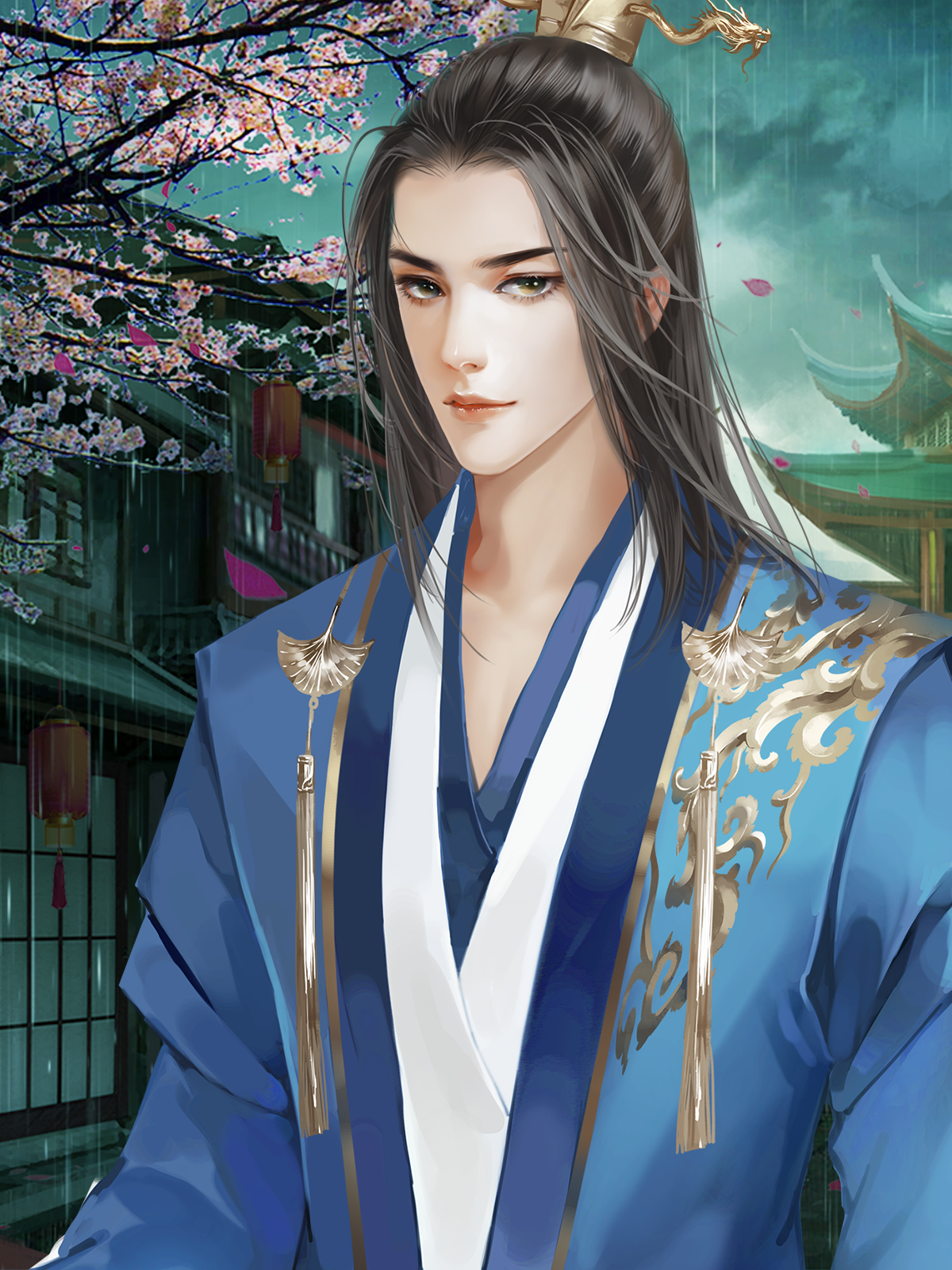 宗之潇洒美少年,举觞白眼望青天,皎如玉树临风前.(古风立绘)