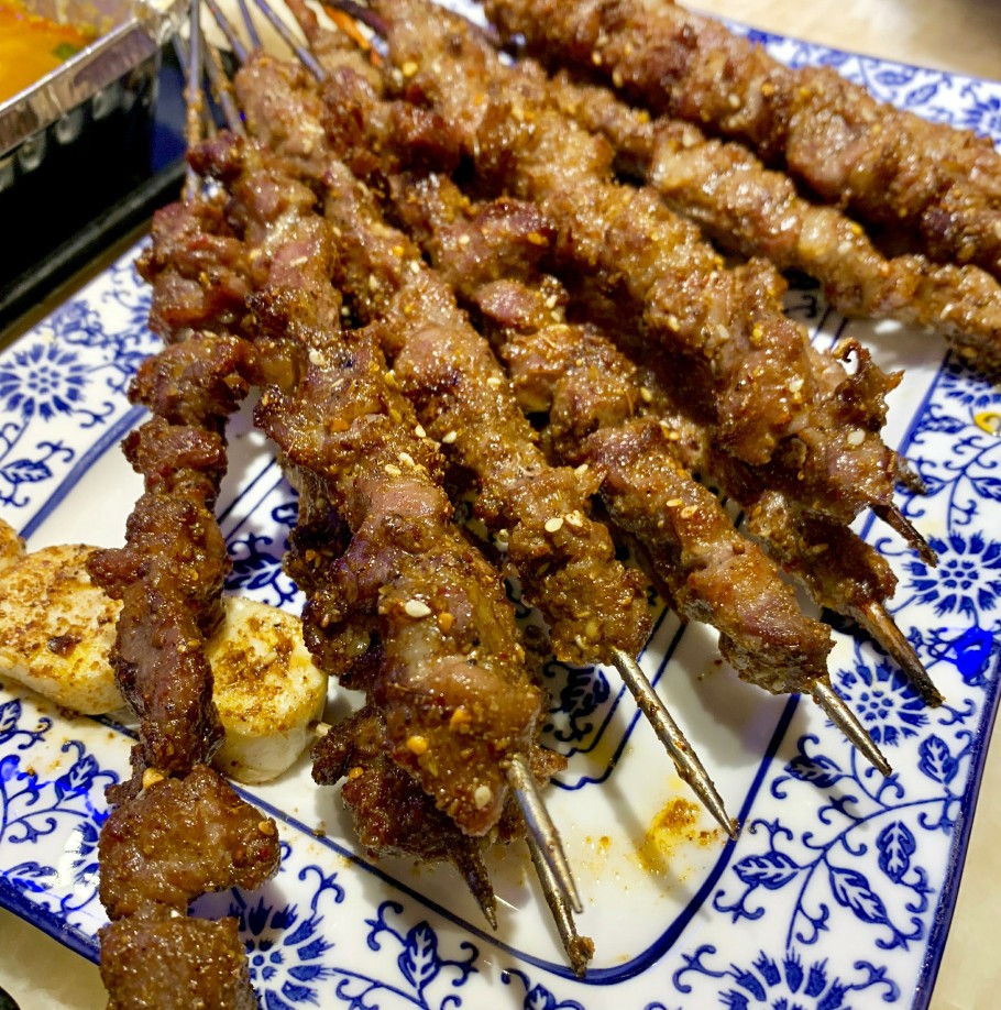 阿远美食羊肉串图片