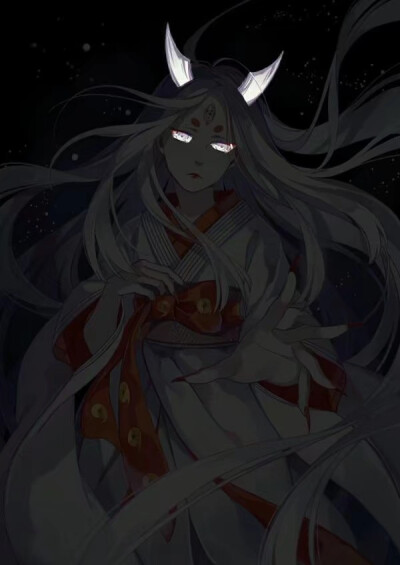 大筒木辉夜 睁眼图 白眼 轮回眼 写轮眼