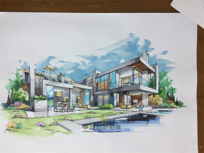 景观手绘 - 堆糖,美图壁纸兴趣社区