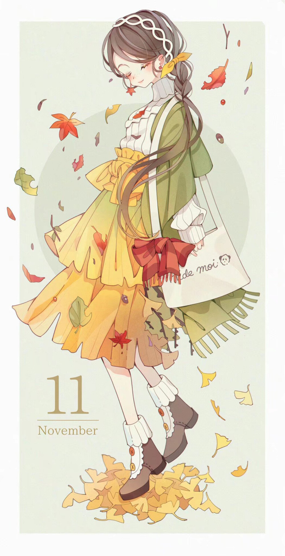 推特上的一位画师画的月份拟人412月份的小姐姐都好好看呀