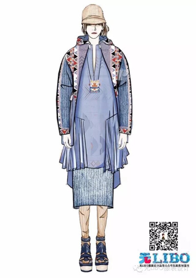 服装设计时装画