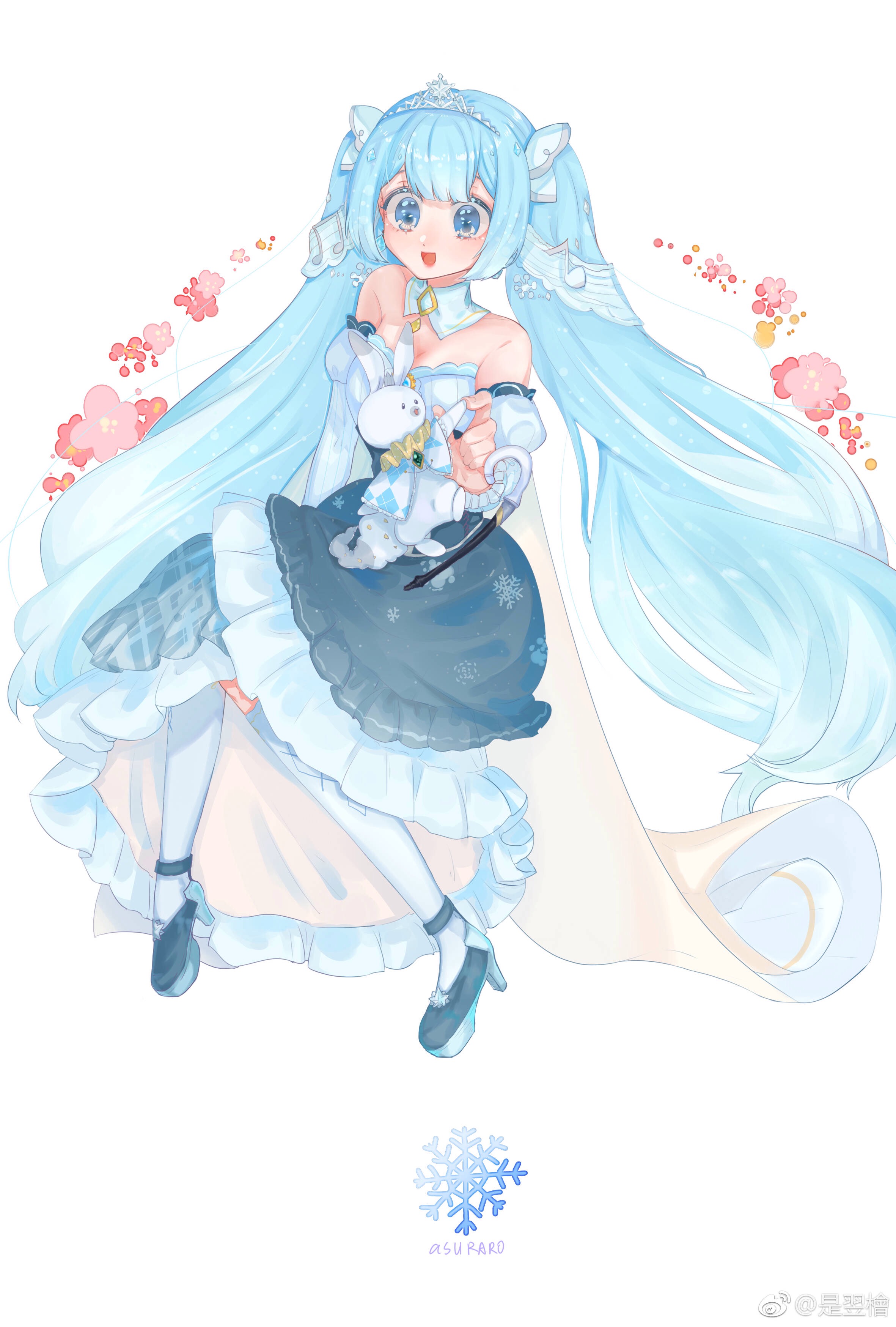 雪初音模板图片