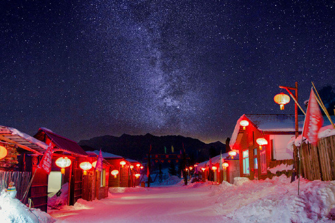 雪月最相宜晚安