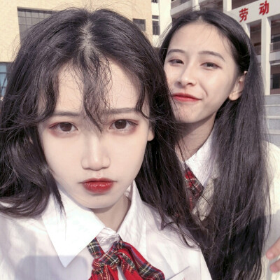 两人闺蜜真人头像