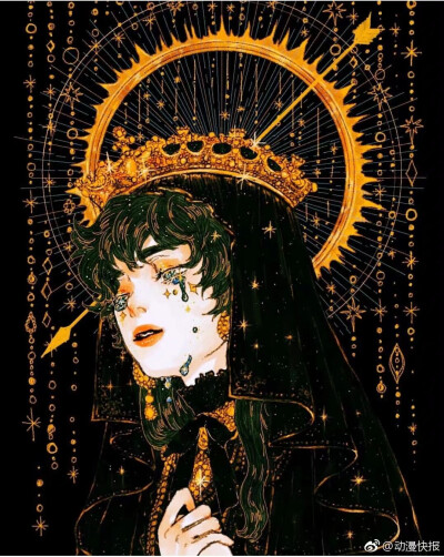 韩国插画师唯美人物作品欣赏,华丽的画风,太好看了趴 cr:动漫快报