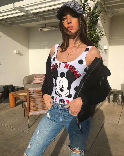 by爱喝可乐的古娜小姐 美国模特 celine farach(席琳法拉奇)