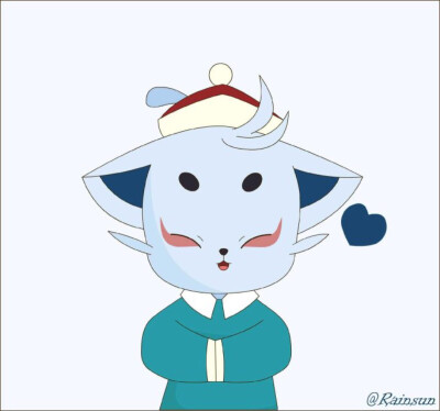 京剧猫七白头像图片
