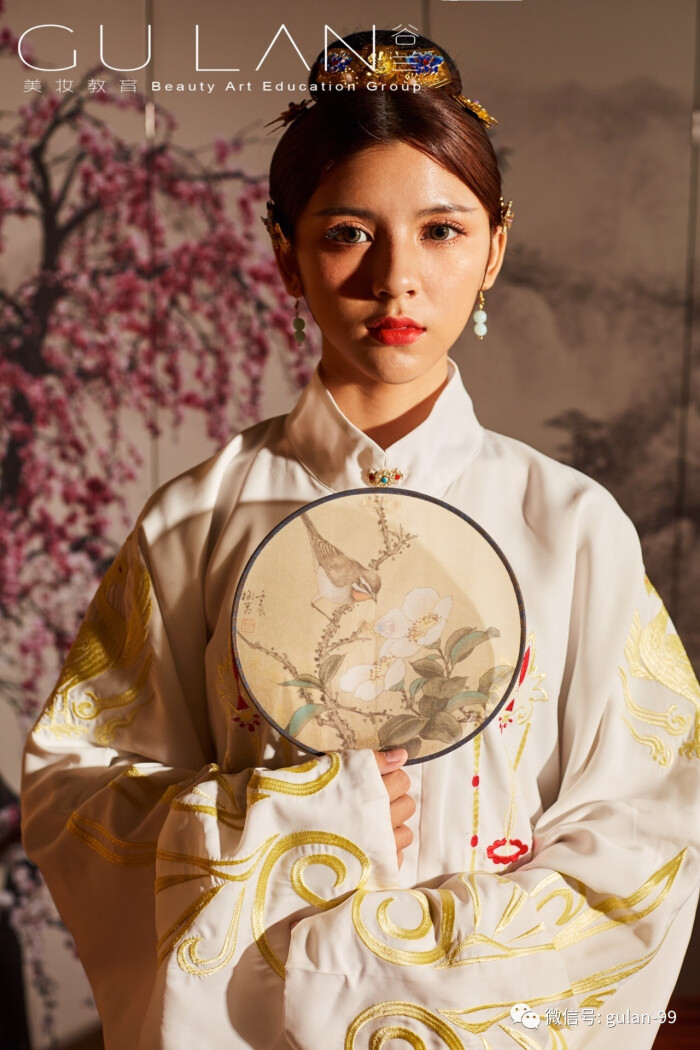 眉梢眼角藏秀气清秀淡然惊鸿一瞥【谷兰】汉文化*最美汉服妆发整体