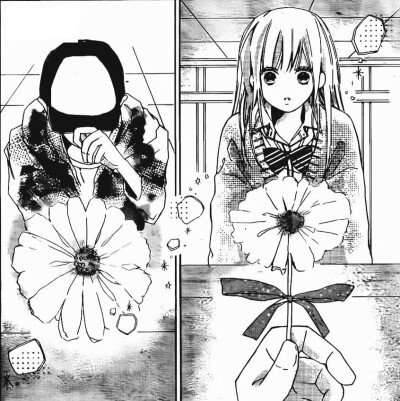 漫画,黑白,对话,甜蜜,情侣