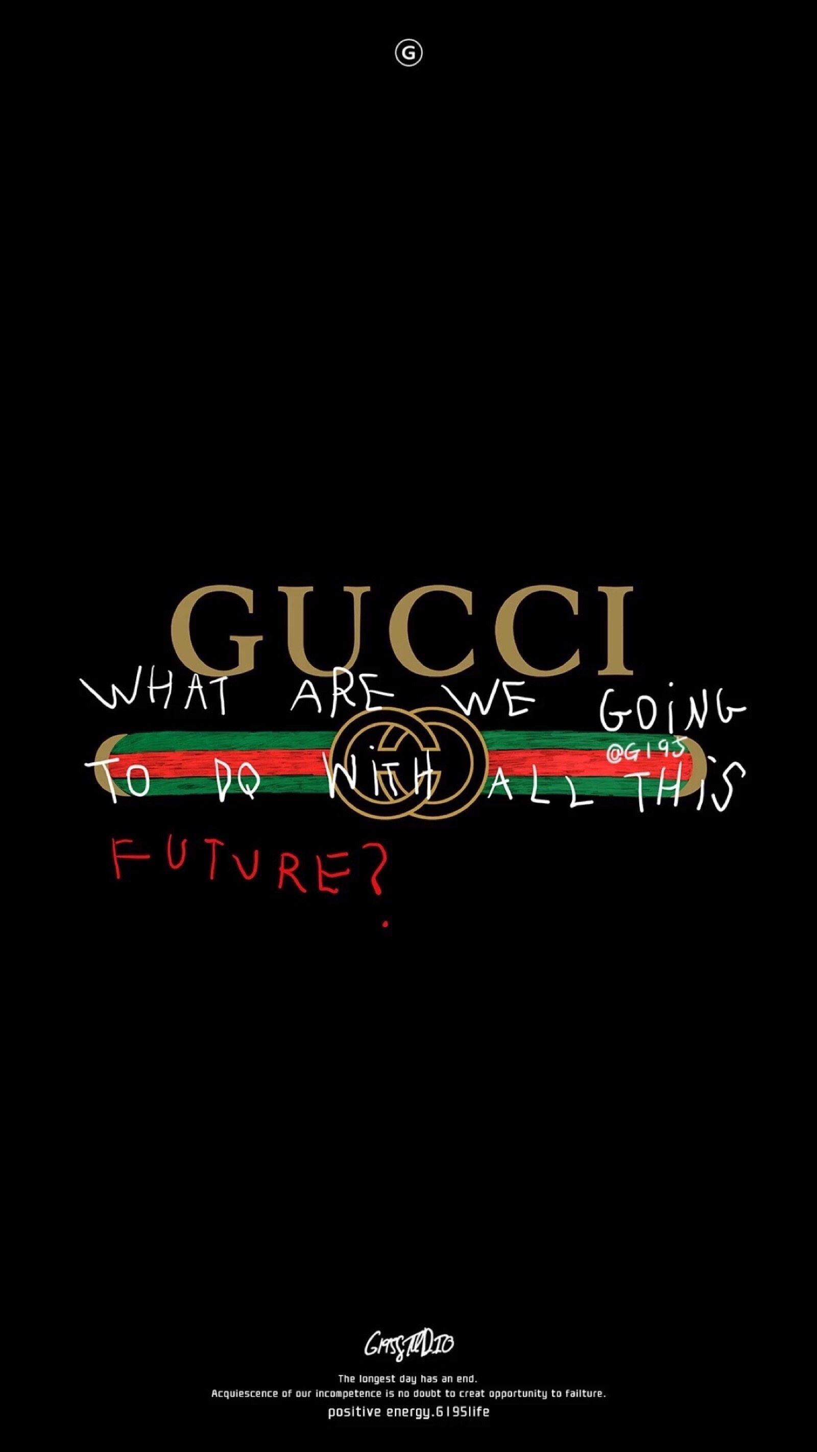 iphone x 壁纸大牌logo 壁纸gucci