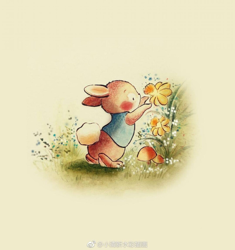 儿童插画暖暖的手绘