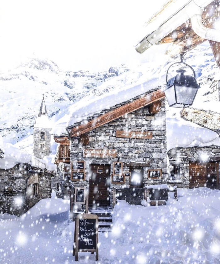世界上最美的雪景小镇图片