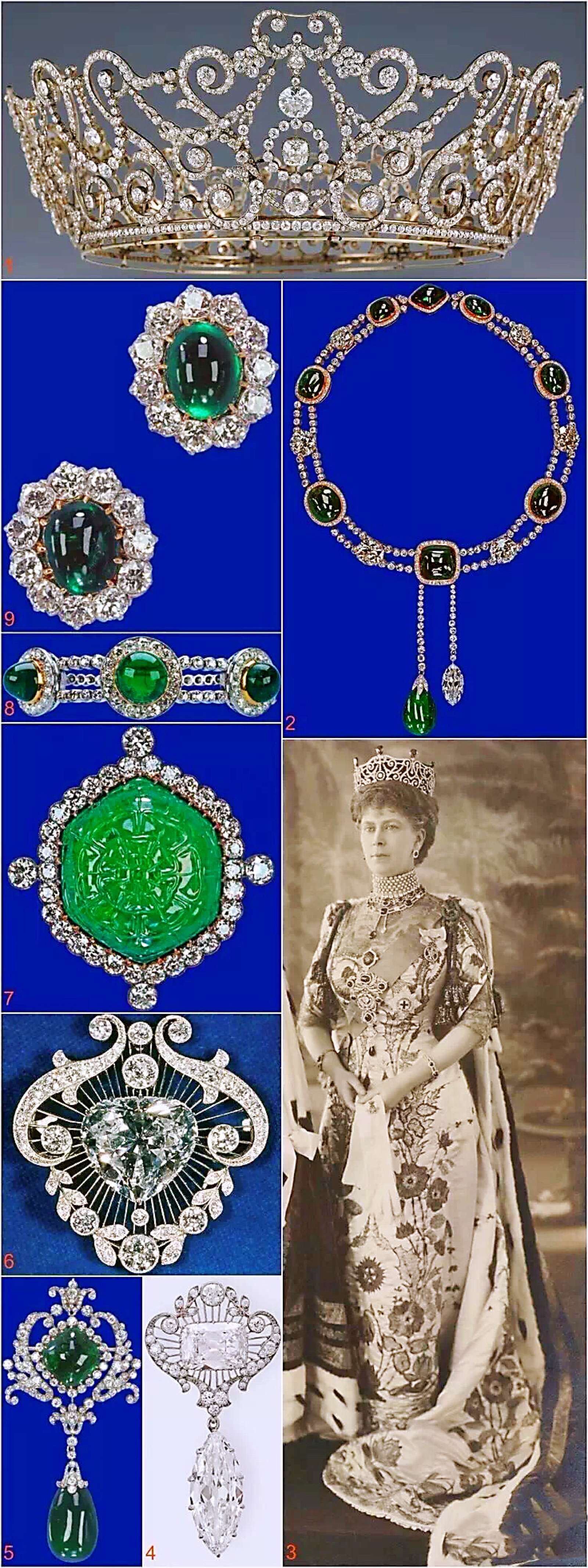 享誉四海八荒第一珠宝狂人称号的玛丽皇后,1911年与乔治五世在印度