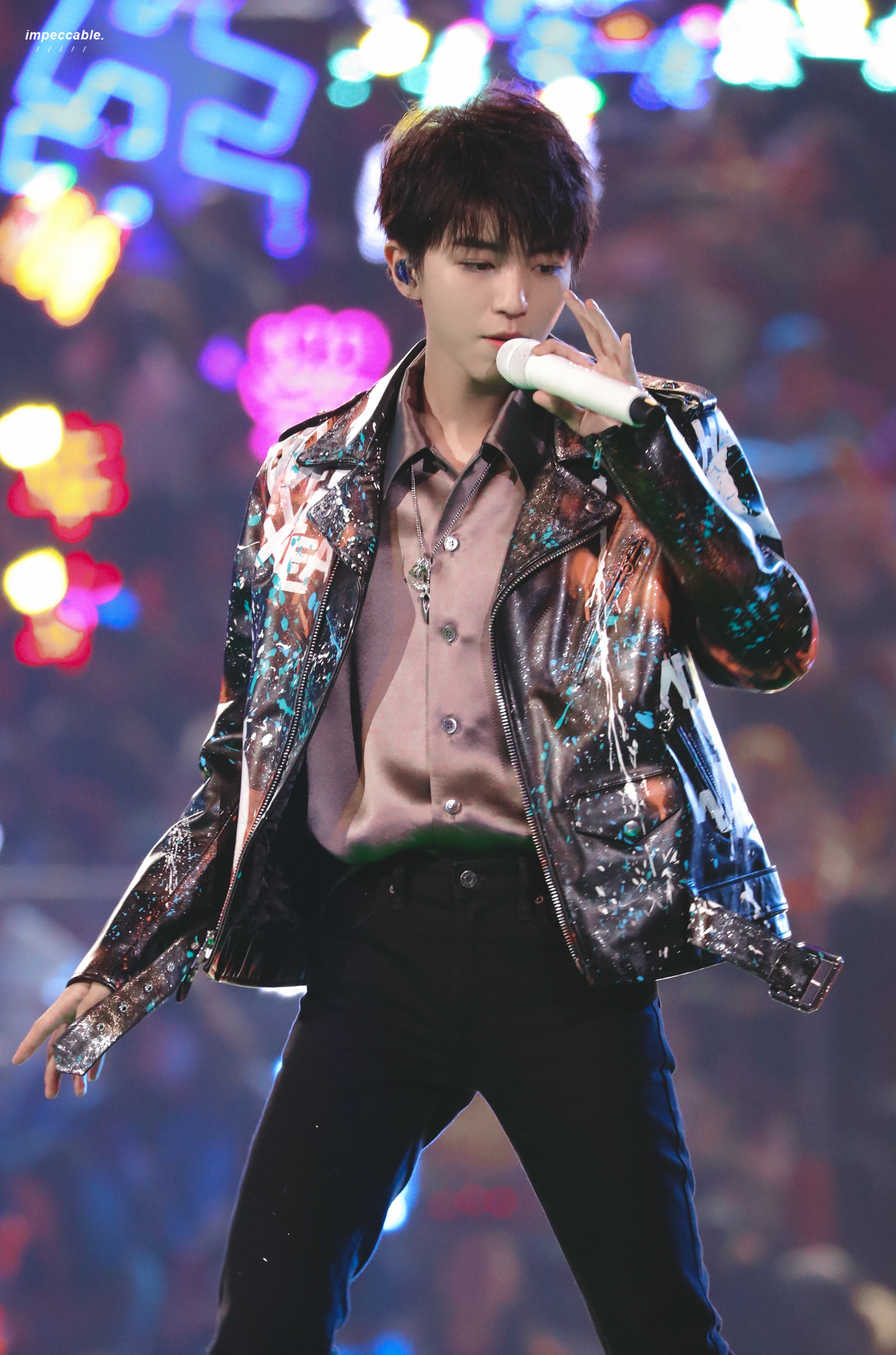 王俊凯×2018.12.31 湖南卫视跨年演唱会×cr:logo