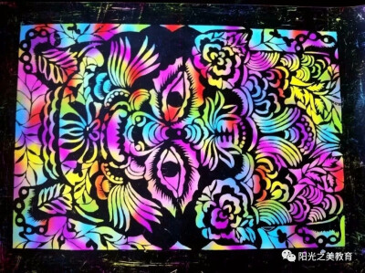 美丽的刮画