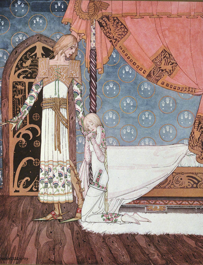 丹麦插画大师kay nielsen,"黄金年代"三巨头之一.