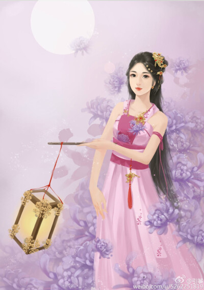 威廉手绘古装美女