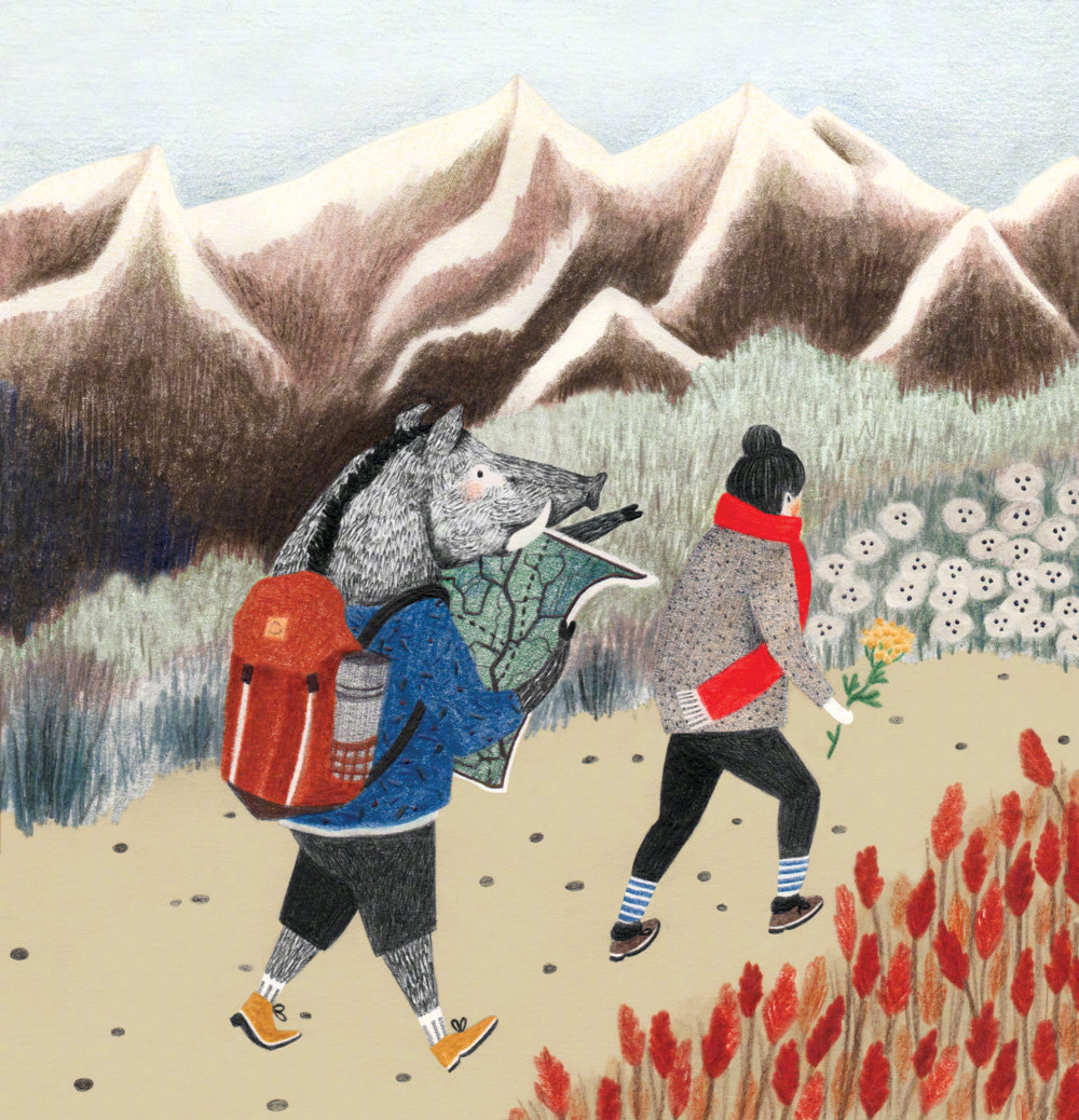 来自荷兰插画师 lieke van der vorst 绘画作品 | liekeland.nl