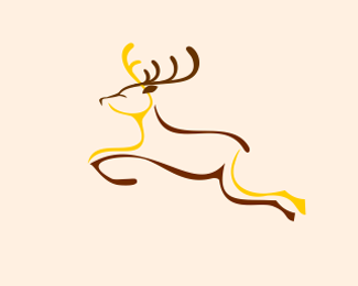 麋鹿logo设计