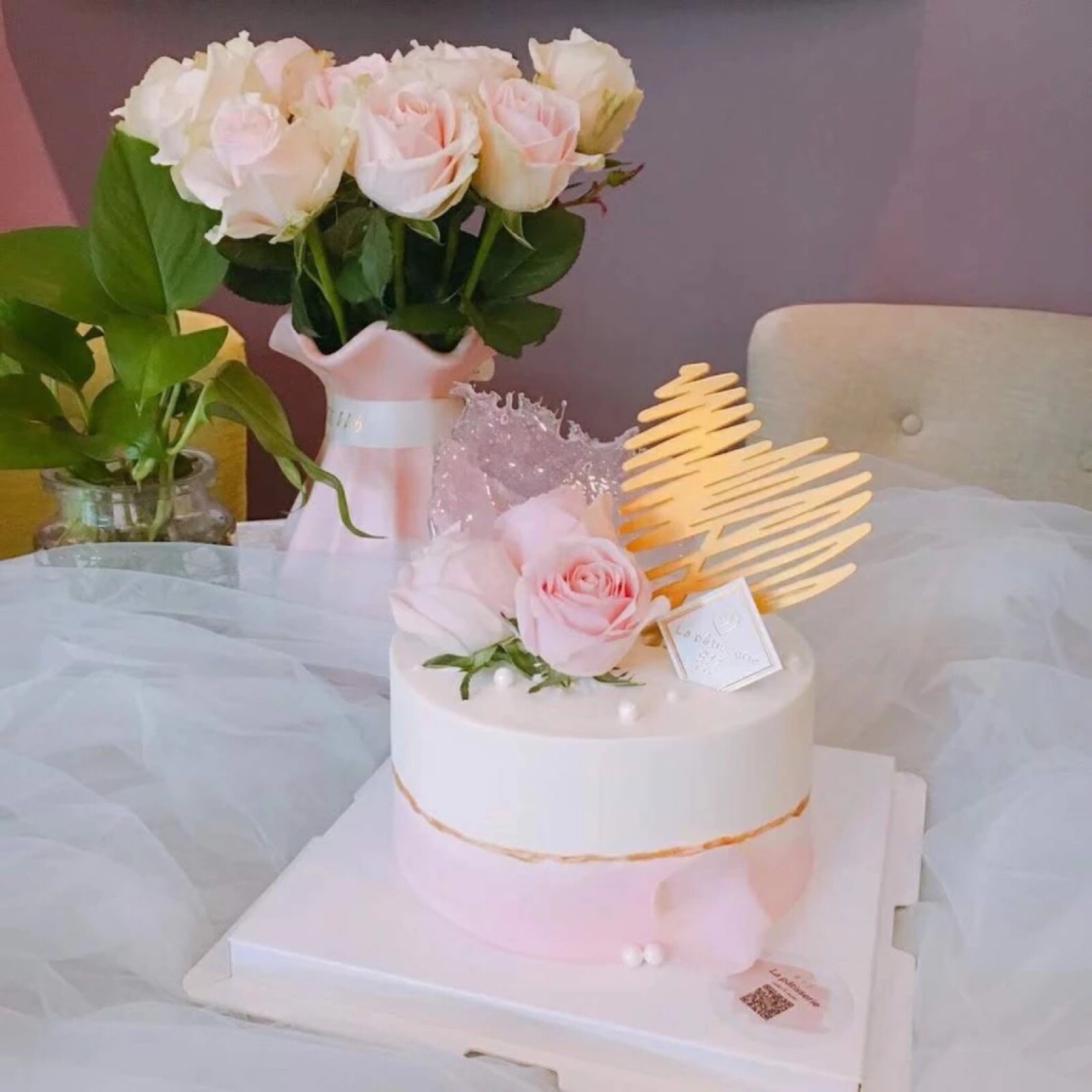 鲜花蛋糕