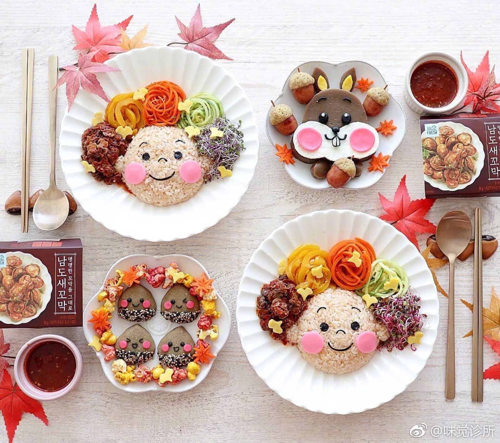 可爱到犯规的便当!