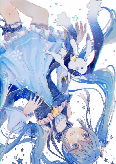 动漫少女梦幻壁纸 初音未来(2017雪)