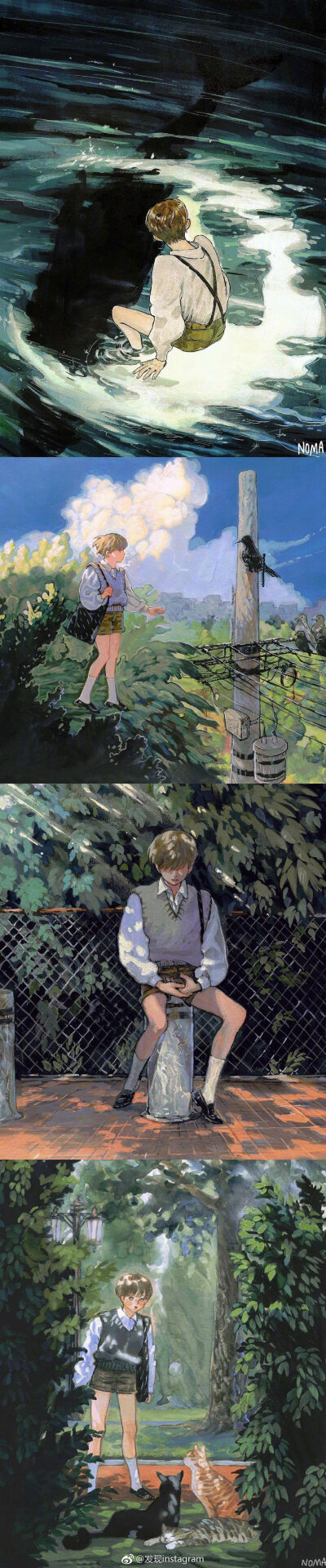 韩国插画noma插画师