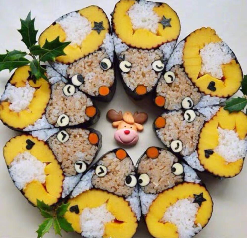 花样寿司口味图片
