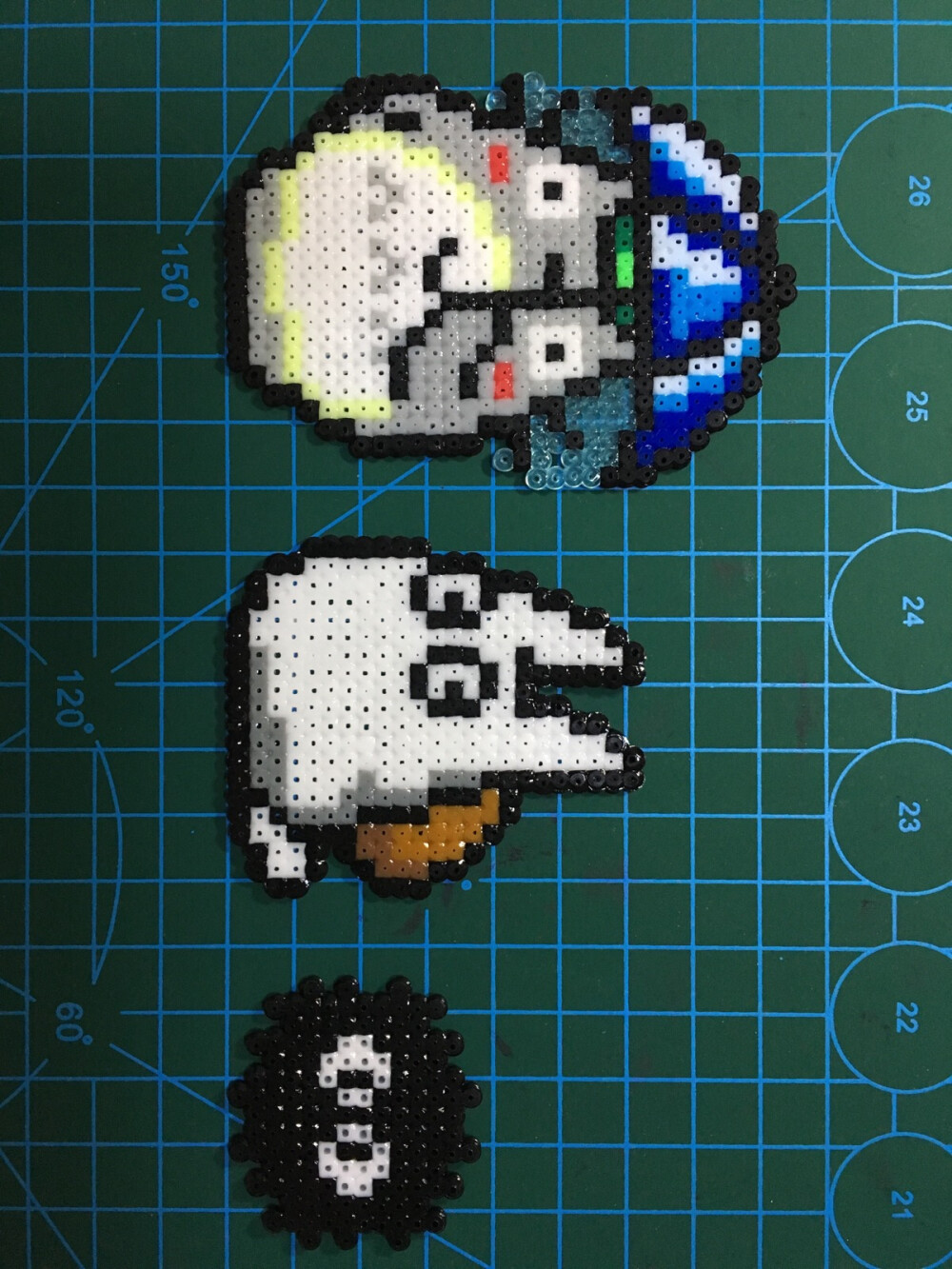 拼豆豆 宫崎骏 那么可爱 一起去淋雨吧 我们永远在一起 不分开