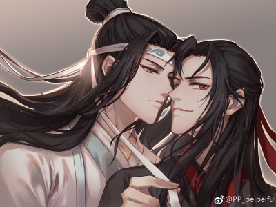 魏无羡蓝忘机蓝湛含光君画师id pp