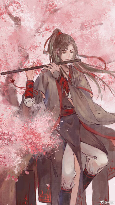 魏无羡魏婴夷陵老祖蓝忘机蓝湛含光君忘羡画师微博id【殊烦】