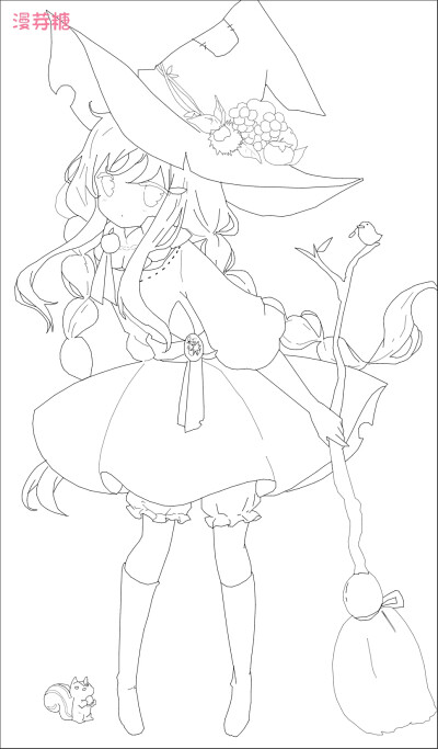 来自漫芽糖的勾线