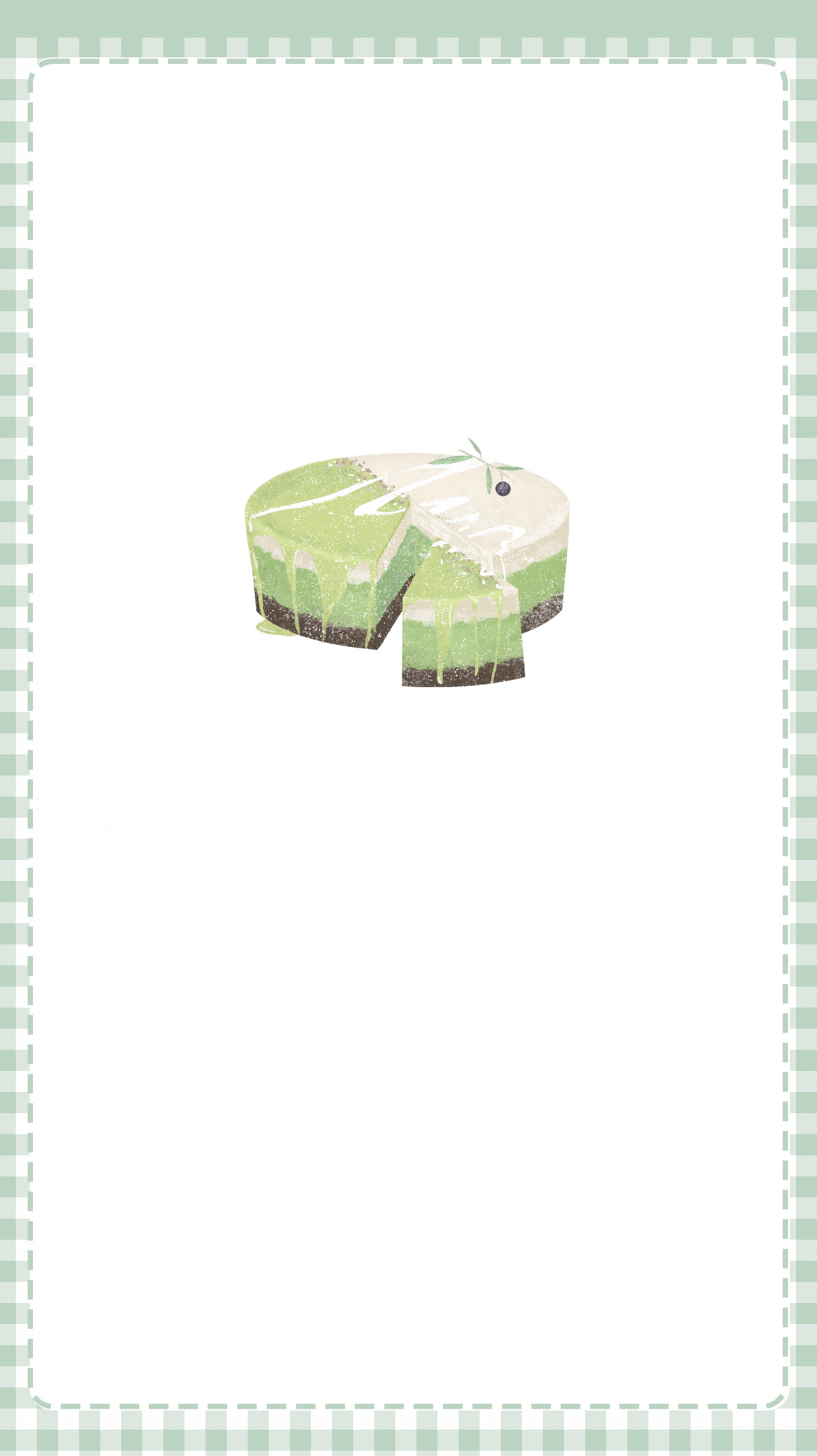 抹茶绿壁纸卡通图片