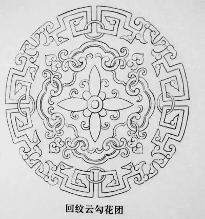 中国风团纹