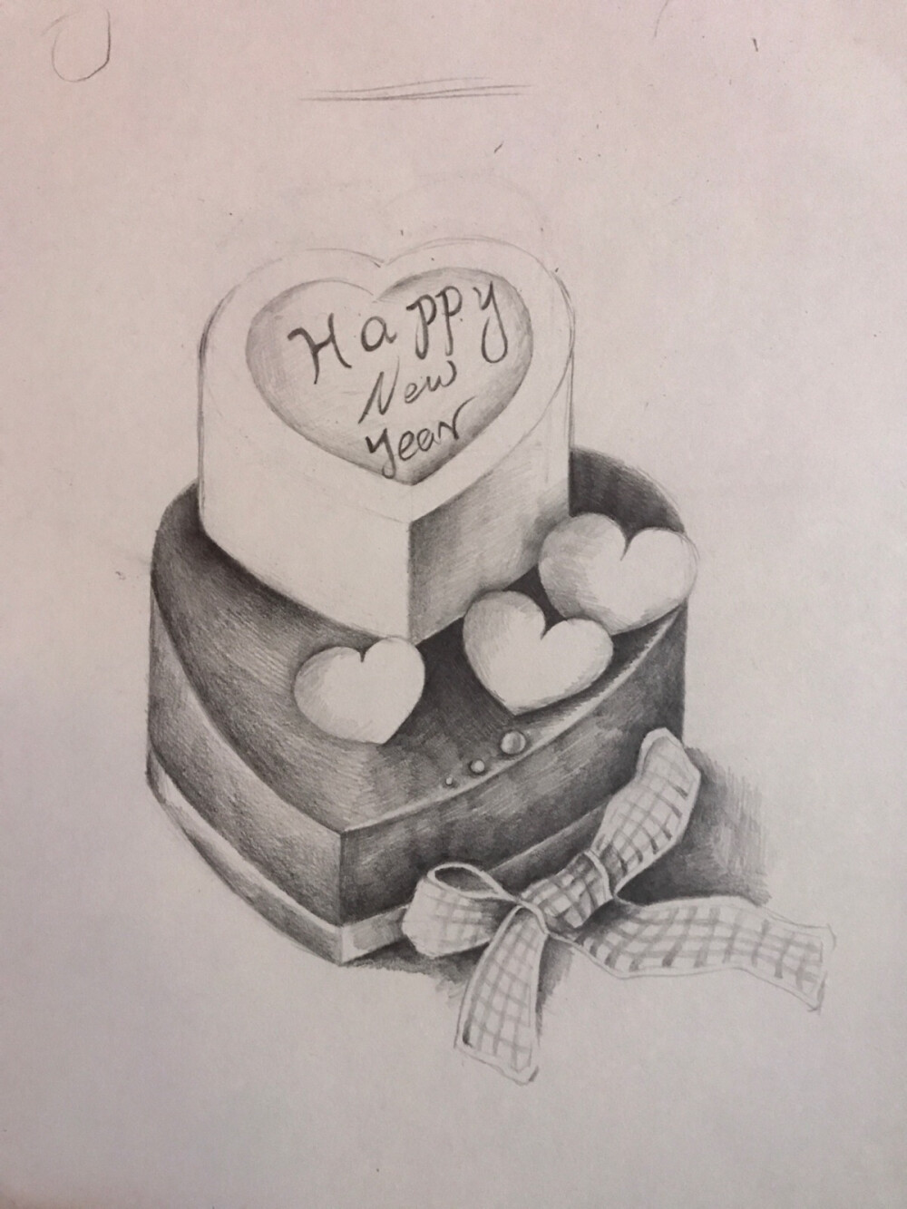 跟着pink张老师画的第一幅素描