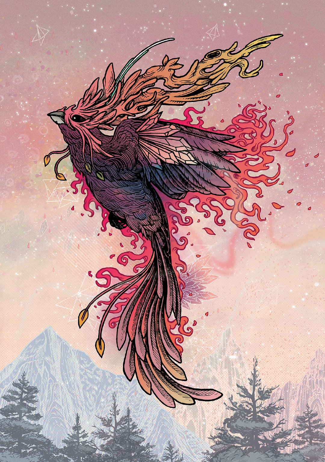 稀土丙子 手绘山海经 灵兽