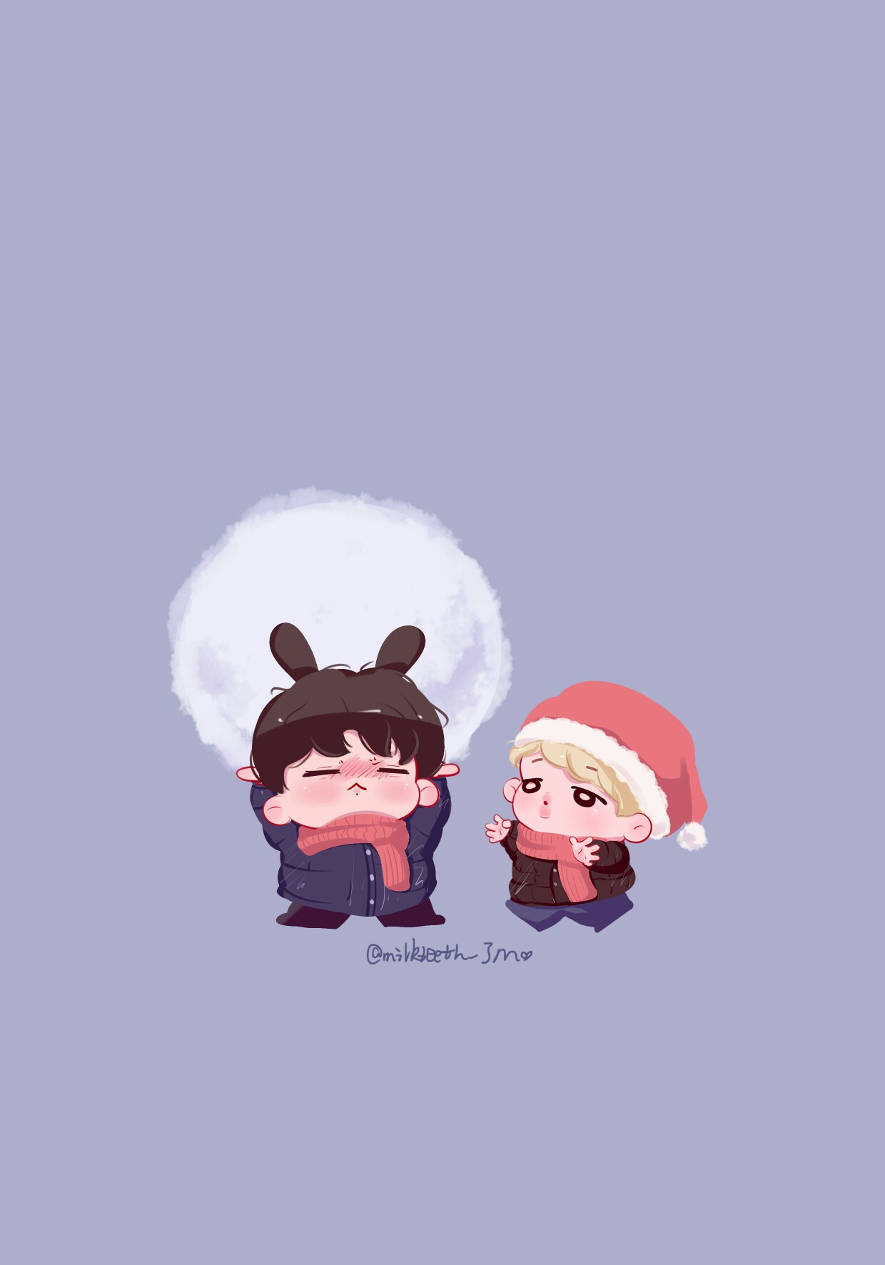 防弹手绘,漫画,q版,bt21