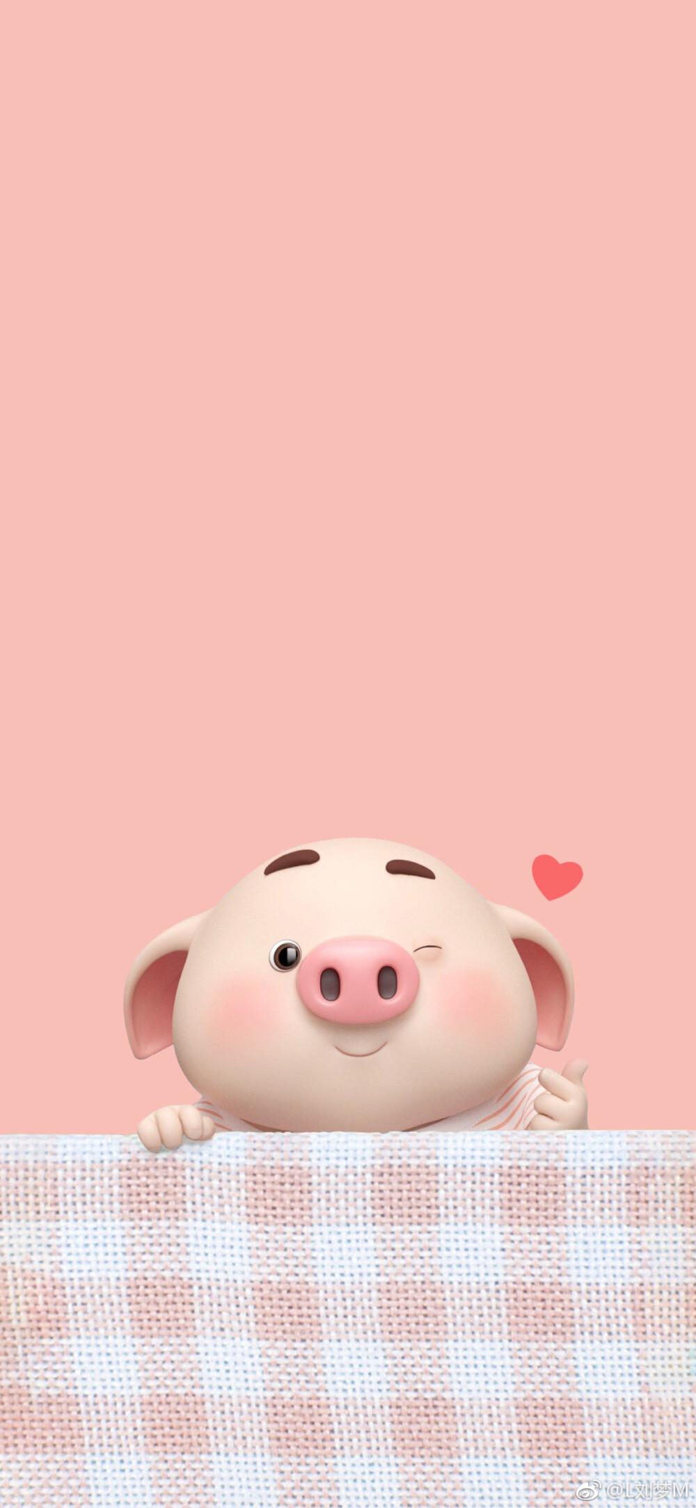 手机壁纸可爱猪猪图片