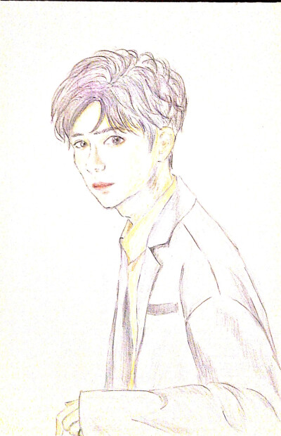 朱一龙手绘壁纸