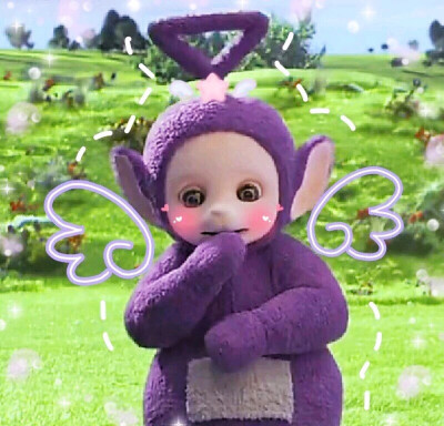 天线宝宝紫色头像图片