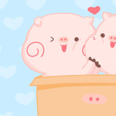 猪猪图片可爱头像情侣图片
