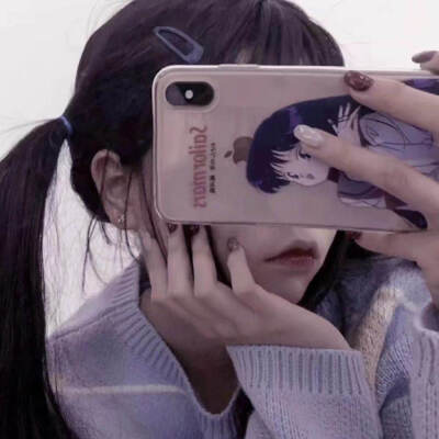 网图挡脸女头